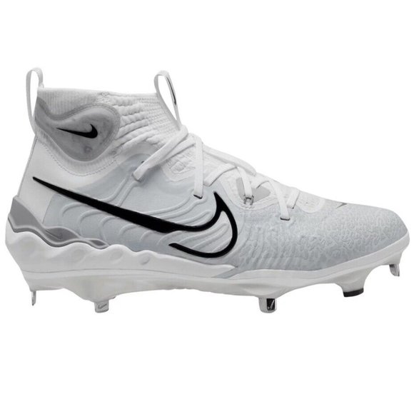 Nike Alpha Huarache NXT White Metal Baseball Cleat DJ6517-100 NEW - Picture 8 of 9